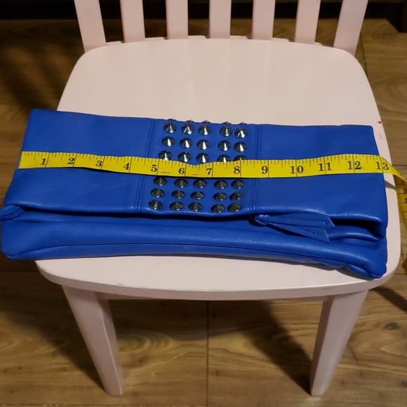 Steve Madden blue clutch - Picture 5 of 8